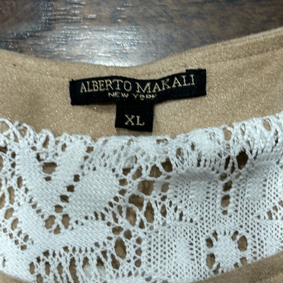 Women's Alberto Malaki Tan Jacket XL - Picture 3 of 7